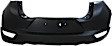 Rear Primed Bumper Cover, 4 Cyl., 2.0L Engine