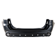 Rear Primed Bumper Cover CAPA Certified