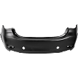 Rear Primed Bumper Cover CAPA Certified