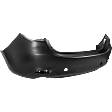 Rear Primed Bumper Cover CAPA Certified