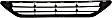 Front Bumper Grille, Primed CAPA Certified