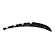 Front, Driver Side Bumper Trim, Textured Black