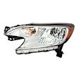 Driver Side Headlight, with Bulb, Halogen, Clear Lens, SR Model, CAPA CERTIFIED