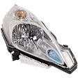 Passenger Side Headlight, with Bulb, Halogen, Clear Lens, CAPA Certified