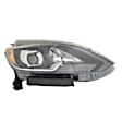 Passenger Side Headlight, with Bulb, LED, Clear Lens, CAPA Certified