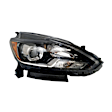 Passenger Side Headlight, with Bulb, LED, Clear Lens, CAPA Certified
