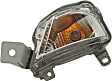 Front, Driver Side Turn Signal Light, With bulb(s), CAPA Certified
