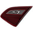 Passenger Side, Inner Tail Light, with Bulb, Halogen, Clear Red Lens, 18-18 Base/S/SL/SR/SV Models, Without Sport Package, CAPA CERTIFIED