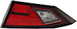 Passenger Side, Inner Tail Light, with Bulb, Halogen, Clear and Red Lens
