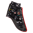 Driver Side, Outer Tail Light, with Bulb, Halogen, Red Lens, 4 Cyl., 2.0L Engine, CAPA CERTIFIED