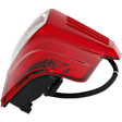 Passenger Side Tail Light, with Bulb, Halogen, Clear and Red Lens, CAPA CERTIFIED