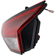 Passenger Side, Inner LED Tail Light, With bulb(s), OE Replacement, CAPA Certified