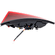 Passenger Side, Inner LED Tail Light, With bulb(s), OE Replacement, CAPA Certified