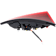 Driver Side, Inner LED Tail Light, With bulb(s), OE Replacement