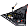 Driver Side, Inner LED Tail Light, With bulb(s), OE Replacement