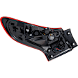 Passenger Side, Outer Tail Light, with Bulb, Halogen, 4 Cyl., 2.0L Engine, CAPA CERTIFIED