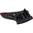 Passenger Side, Outer Tail Light, with Bulb, Halogen, 4 Cyl., 2.0L Engine, CAPA CERTIFIED