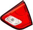 Passenger Side, Inner Tail Light, with Bulb, Halogen, Clear and Red Lens, 6 Cyl., 3.5L Engine, CAPA CERTIFIED