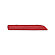 Rear, Driver Side Bumper Reflector,, CAPA Certified