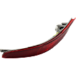Rear, Driver Side Bumper Reflector, CAPA Certified