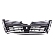 Grille, Chrome Shell with Textured Black Insert, 4 Cyl., 2.5L Engine, CAPA CERTIFIED