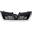 Grille, Painted Silver Shell with Textured Black Insert, 4 Cyl., 2.5L Engine, CAPA CERTIFIED