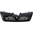 Grille Assembly, Painted Black Shell with Textured Black Insert, Sport Model, 4 Cyl., 2.5L Engine, CAPA CERTIFIED