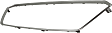 Grille Trim, Center, Painted Silver, CAPA CERTIFIED