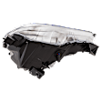 Passenger Side LED Headlight, With bulb(s)