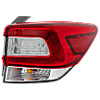 Passenger Side, Outer Tail Light, with Bulb, Halogen, Clear and Red Lens, 4 Cyl., 2.0L Engine, CAPA CERTIFIED