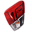 Passenger Side, Outer Tail Light, with Bulb, LED, Clear and Red Lens, 4 Cyl., 2.5L Engine, CAPA CERTIFIED