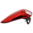 Passenger Side, Outer Tail Light, with Bulb, LED, Clear Red Lens, 4 Cyl., 2.4L Engine, CAPA CERTIFIED