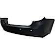 Rear Primed Bumper Cover, With Object Sensor, CAPA CERTIFIED