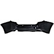 Rear Primed Bumper Cover, With Object Sensor, CAPA CERTIFIED