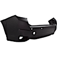 Rear Primed Bumper Cover, CAPA Certified