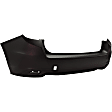 Rear Primed Bumper Cover CAPA Certified