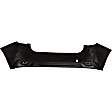 Rear Primed Bumper Cover CAPA Certified