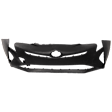 Front Primed Bumper Cover, Without Parking Aid Sensor Holes, CAPA Certified