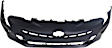 Front Primed Bumper Cover, With Parking Aid Sensor Holes