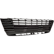 Front Bumper Grille, Black CAPA Certified