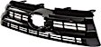 Grille Assembly, Black Shell and Insert, CAPA CERTIFIED
