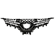 Grille, 4 Cyl., 2.5L Engine, CAPA CERTIFIED