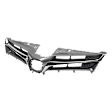 Grille, Chrome Shell with Painted Dark Gray Insert, 6 Cyl., 3.5L Engine, CAPA CERTIFIED