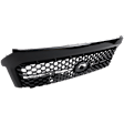 Grille, Painted Gray, For Models with Front Emblem, without Chrome Surround, Nightshade Edition and Trail Package, Billet Type Grille, CAPA Certified