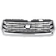 Grille, Paint to Match, with Bright Chrome Molding