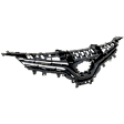 Grille Shell and Insert, Textured Black