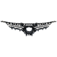 Grille Shell and Insert, Textured Black