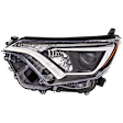 Driver Side Headlight, without Bulb, Halogen, 4 Cyl., 2.5L Engine, Japan Built Vehicle, CAPA CERTIFIED