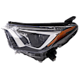 Driver Side Headlight, without Bulb, Halogen, 4 Cyl., 2.5L Engine, Japan Built Vehicle, CAPA CERTIFIED