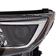 Driver Side Headlight, without Bulb, Halogen, 4 Cyl., 2.5L Engine, Japan Built Vehicle, CAPA CERTIFIED